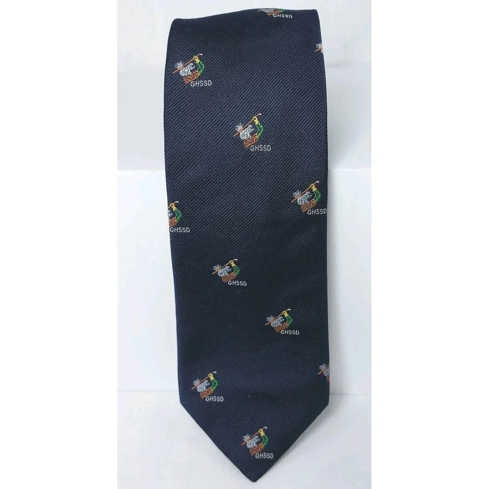 T. FOLEY DESIGNS NEW‎ YORK Embroidered Silk Necktie 